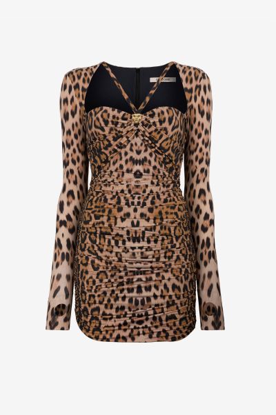 Macula_Naturale Roberto Cavalli Dresses Women Leopard Print Minidress