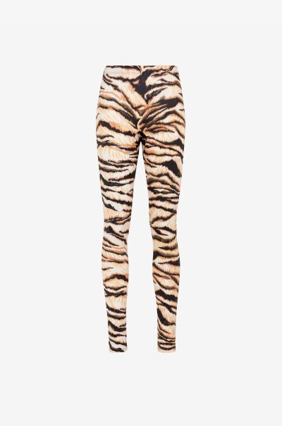 Women Naturale Pants & Shorts Tiger-Print Leggings Roberto Cavalli