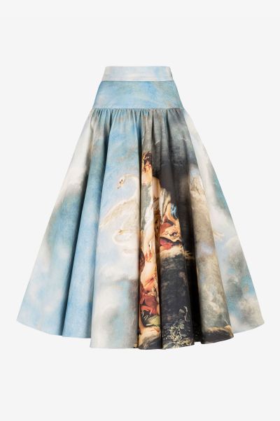 Women Skirts Multicolor Roberto Cavalli Painting-Print Skirt