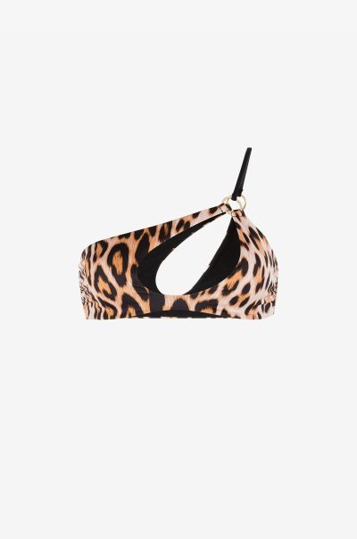 Macula_Naturale Women Leopard-Print Bikini Top Roberto Cavalli Beachwear