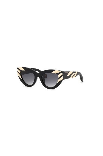 Roberto Cavalli Sunglasses - Freedom Print Collection Women Shiny_Black Sunglasses