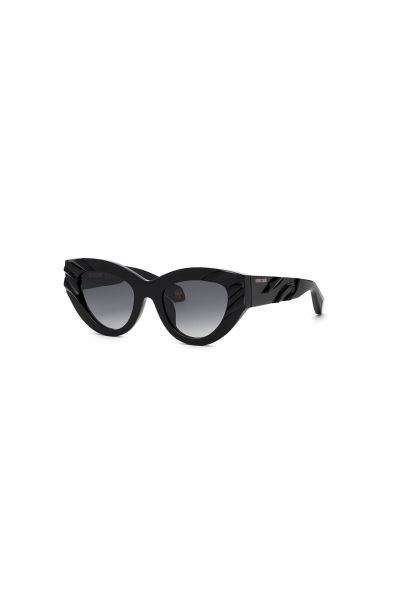Shiny_Black Roberto Cavalli Sunglasses - Freedom Print Collection Sunglasses Women