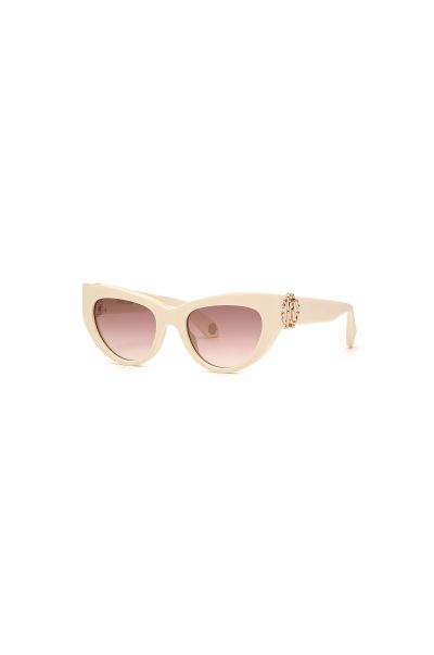 Roberto Cavalli Sunglasses - Monogram Collection Women Sunglasses Shiny_Full_Cream