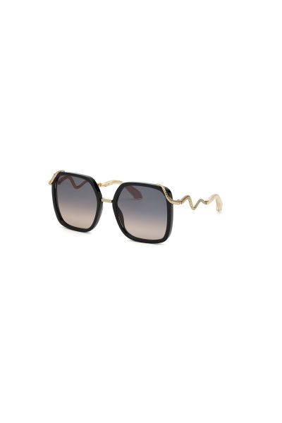Roberto Cavalli Sunglasses - Snake Collection Sunglasses Shiny_Black Women