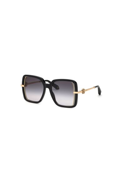 Sunglasses Women Shiny_Black Roberto Cavalli Sunglasses - Monogram Collection