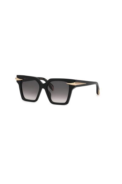 Women Roberto Cavalli Sunglasses - Fang Collection Shiny_Black Sunglasses