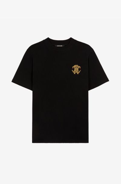 Roberto Cavalli Men T-Shirt T-Shirts & Polos Black