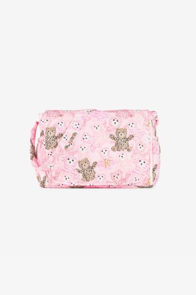 Handbags Roberto Cavalli New Born Teddy Bear-Print Baby Changing Bag Baby_Pink