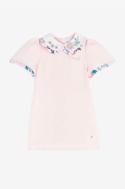 Roberto Cavalli Baby_Pink Baby Girls (1M-3Y) Ready To Wear Floral-Print Dress