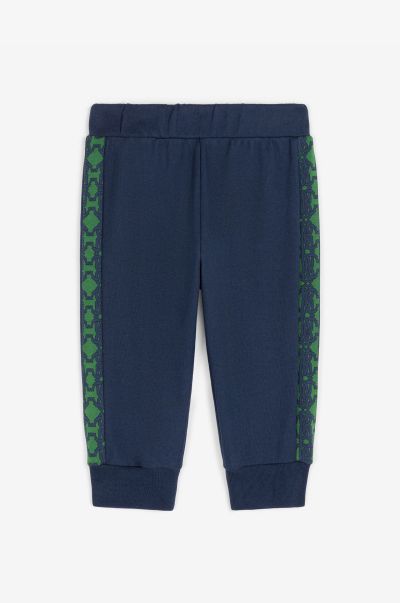 Ready To Wear Roberto Cavalli Navy Rc Monogram-Embroidered Sweatpants Baby Boys (1M-3Y)