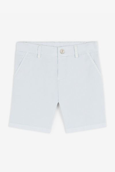 Baby_Blue Roberto Cavalli Ready To Wear Baby Boys (1M-3Y) Rc Monogram-Embroidered Shorts