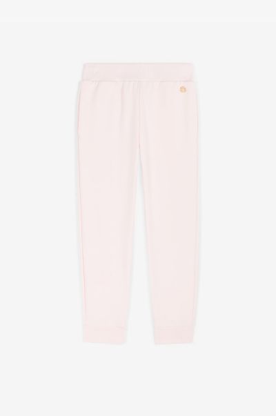 Ready To Wear Roberto Cavalli Bird And Rc Monogram-Embroidered Sweatpants Baby_Pink Girls (4-16Y)