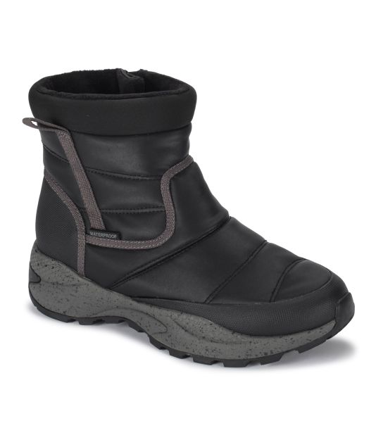 Booties Black/Dark Grey Darra Waterproof Cold Weather Boot Luxurious Women Baretraps