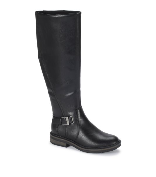 Secure Autumn Wide Calf Riding Boot Women Baretraps Black Wide Calf Boots