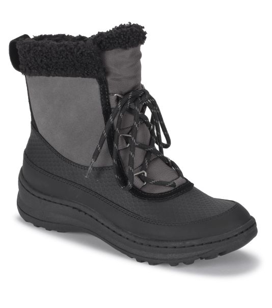 Cold Weather Boots Baretraps Reliable Women Alta Cold Weather Bootie Dark Grey/Black Suede