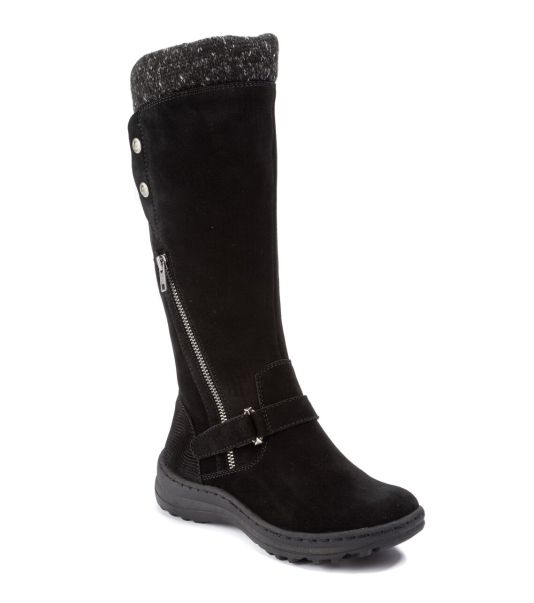 Women Baretraps Black Cold Weather Boots Adele Cold Weather Tall Boot Ignite