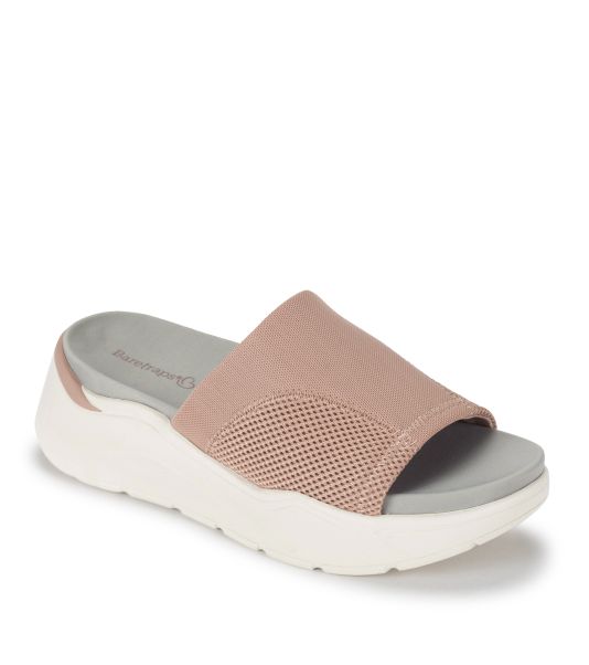 Solid Whisper Platform Slide Sandal Active Sandals Women Soft Pink Baretraps