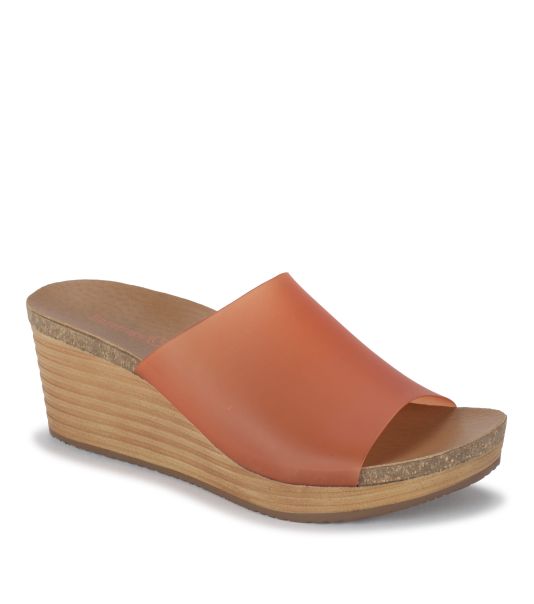 Baretraps Affordable Slides & Slip On Sandals Orange Women Yalissa Wedge Slide Sandal