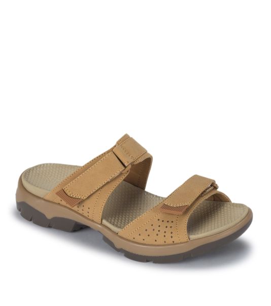 Caramel Slides & Slip On Sandals Baretraps Leella Slide Sandal Women Retro