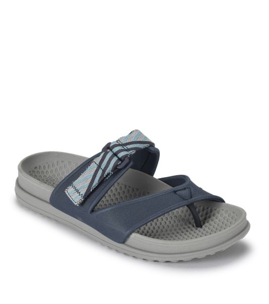 Baretraps Navy Blue Mesh Trending Slides & Slip On Sandals Narlie Slide Sandal Women