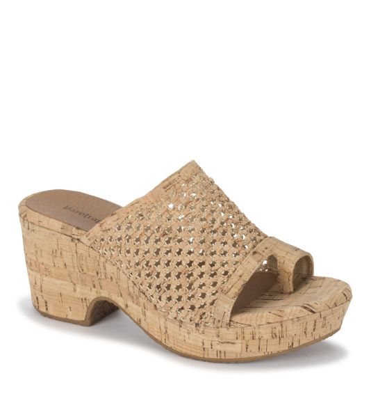 Baretraps Fashion Bethie Wedge Sandal Women Slides & Slip On Sandals Natural Cork
