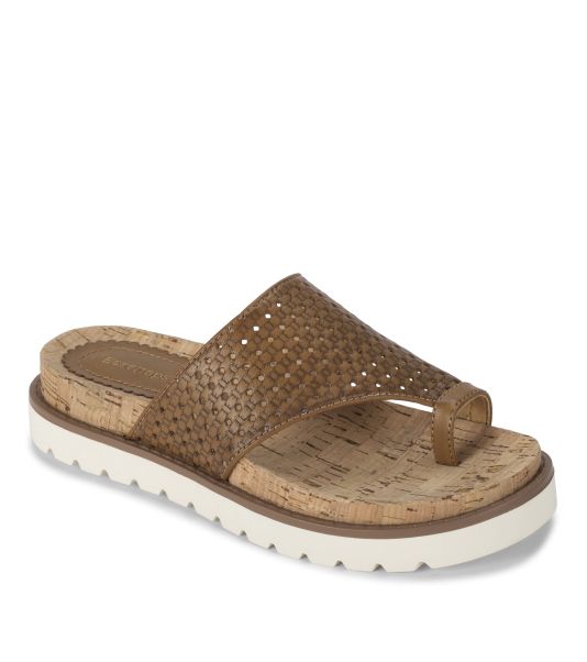 Slides & Slip On Sandals Women Caramel Baretraps Dallyce Slide Sandal Affordable