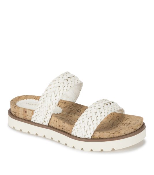 Promo Slides & Slip On Sandals Women White Deanne Slide Sandal Baretraps