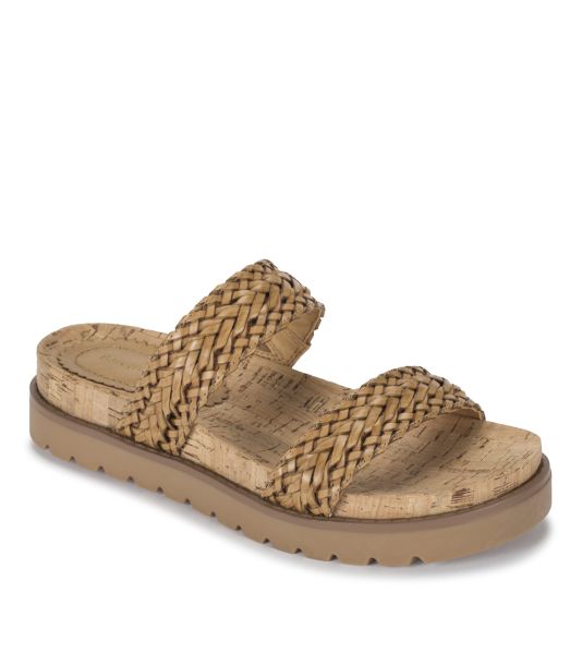 Slides & Slip On Sandals Baretraps Deanne Slide Sandal Women Caramel Versatile