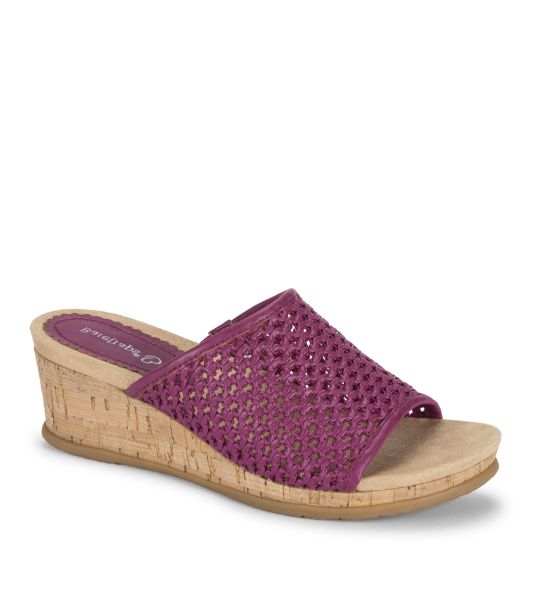 Magenta Women Flossey Wedge Slide Sandal Exclusive Slides & Slip On Sandals Baretraps