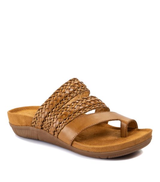 Slides & Slip On Sandals Caramel Jonelle Slide Sandal Baretraps Women User-Friendly