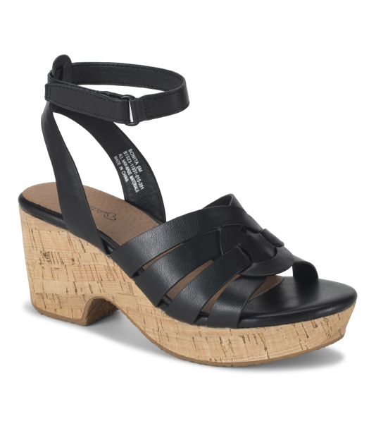 Baretraps Black Bonita Wedge Sandal Wedge Sandals Inexpensive Women