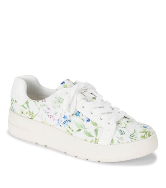 White/Multi Flower Canvas Baretraps Exclusive Offer Nishelle Lace Up Sneaker Women Sneakers