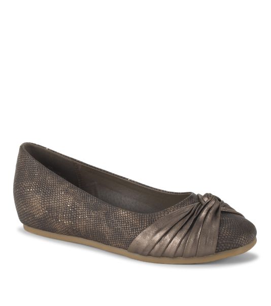 Taupe Metallic Baretraps Flats & Loafers Chainey Casual Flat Women Trending