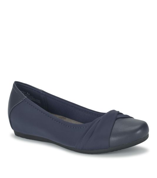 Mitsy Casual Flat Navy Baretraps Flats & Loafers Women Performance